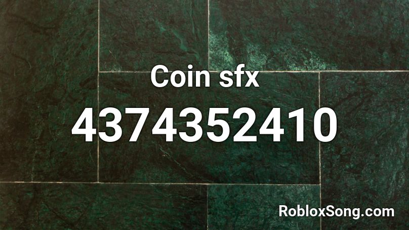 Coin sfx Roblox ID