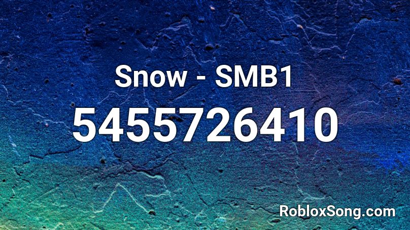 Snow - SMB1 Roblox ID