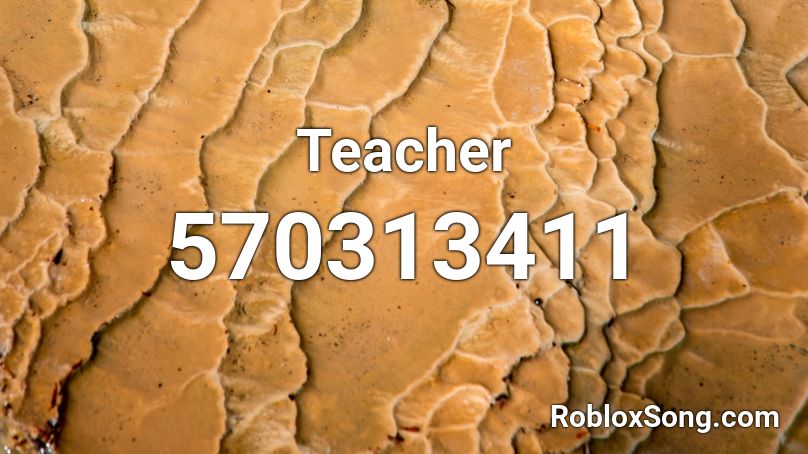 Teacher Roblox ID