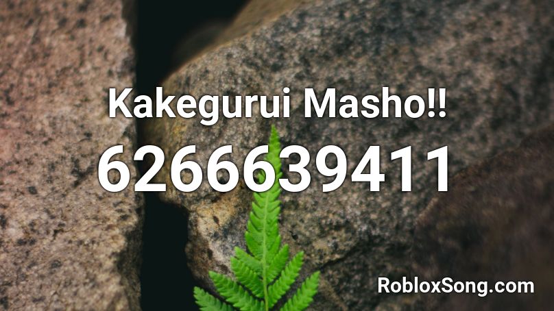 Kakegurui Masho!! Roblox ID