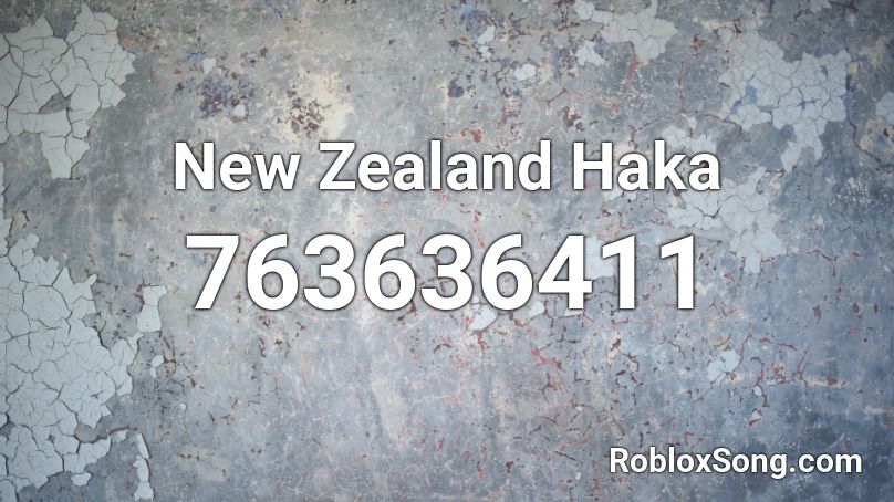 New Zealand Haka Roblox ID
