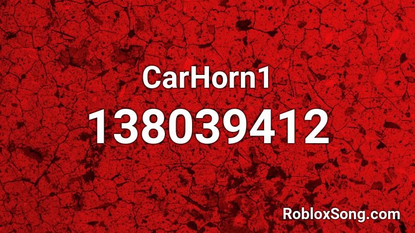 CarHorn1 Roblox ID