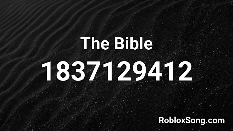 The Bible Roblox ID