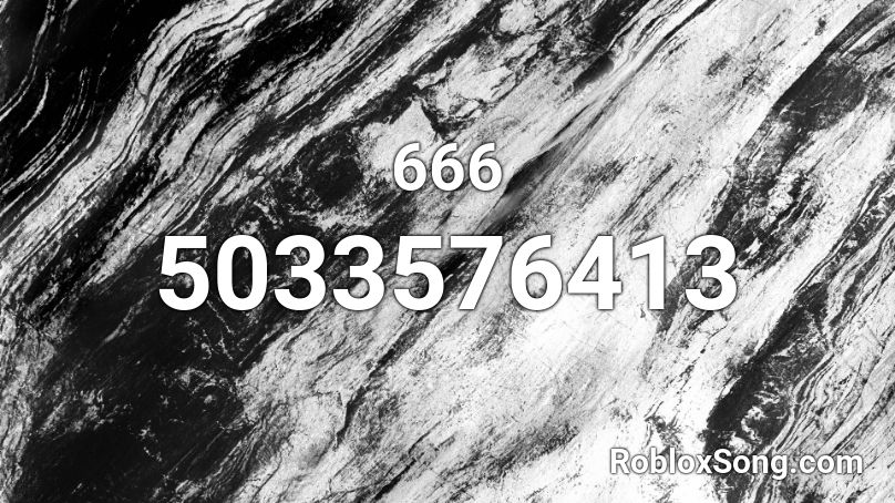 666 Roblox ID
