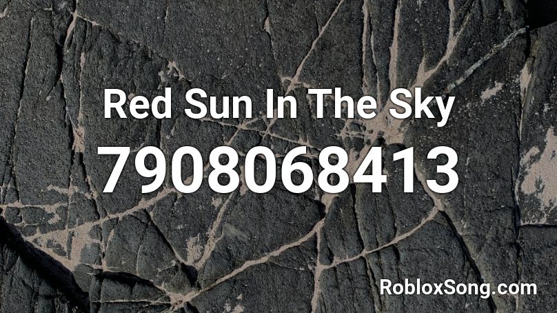Red Sun In The Sky Roblox ID