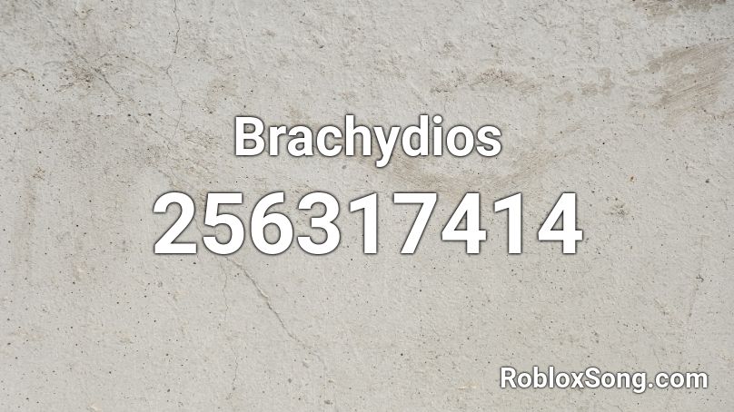Brachydios Roblox ID