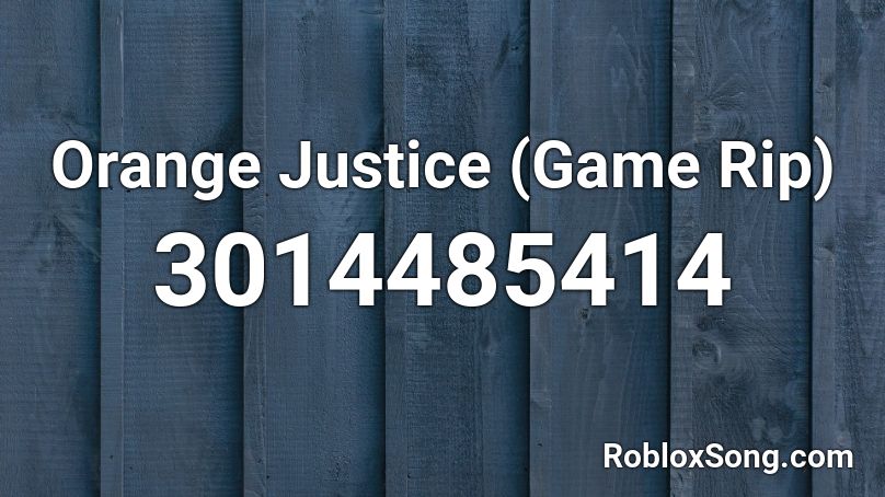 Orange Justice (Game Rip) Roblox ID