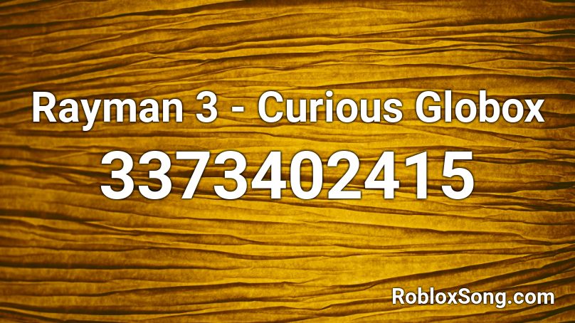 Rayman 3 - Curious Globox Roblox ID