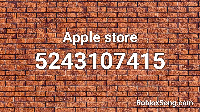 Apple store Roblox ID