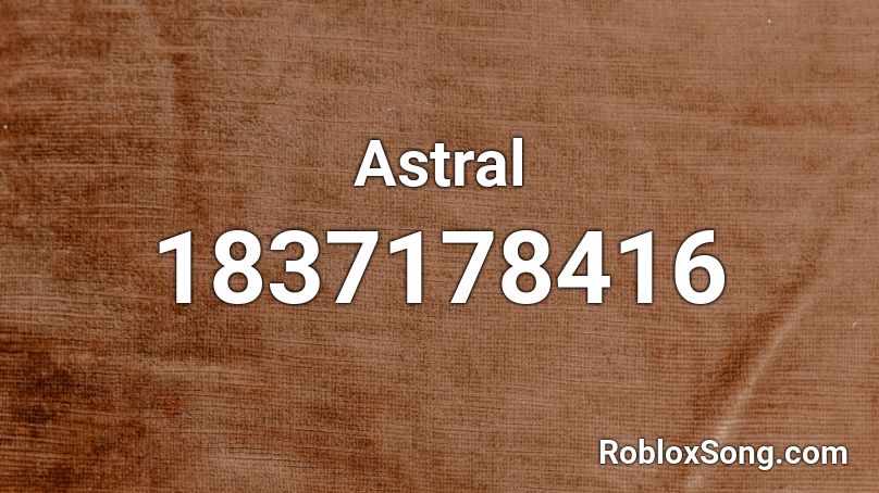 Astral Roblox ID