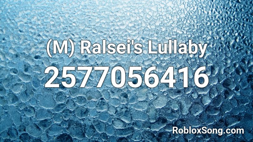 (M) Ralsei's Lullaby Roblox ID