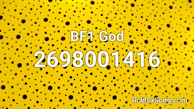 BF1 God Roblox ID