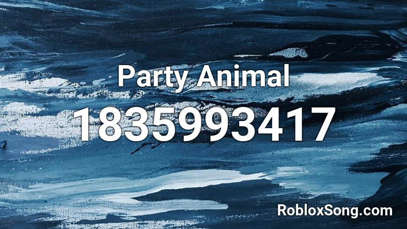 Party Animal Roblox ID