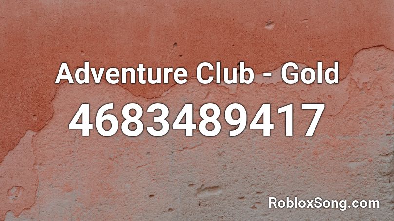 Adventure Club - Gold Roblox ID
