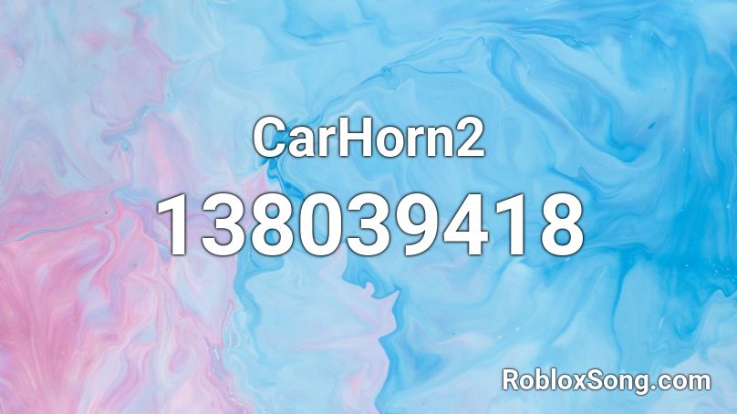 CarHorn2 Roblox ID