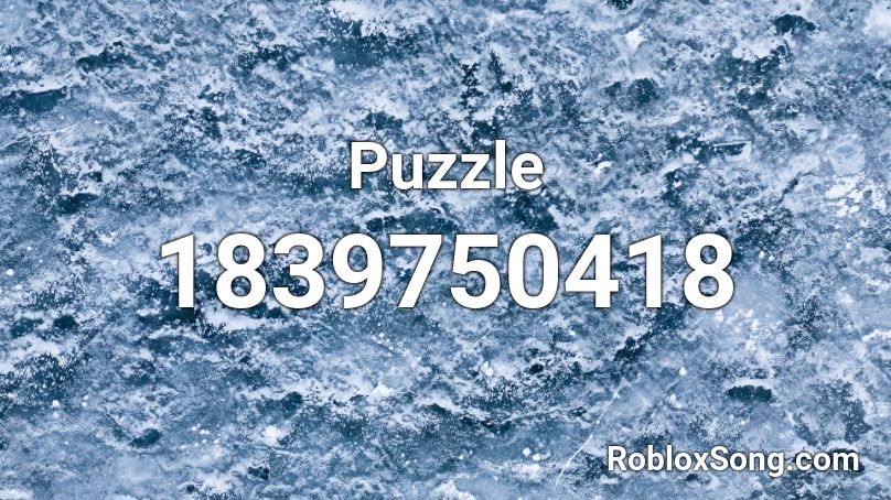 Puzzle Roblox ID
