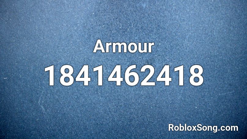 Armour Roblox ID