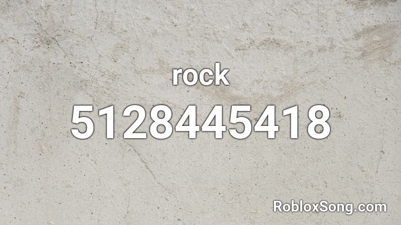 rock Roblox ID