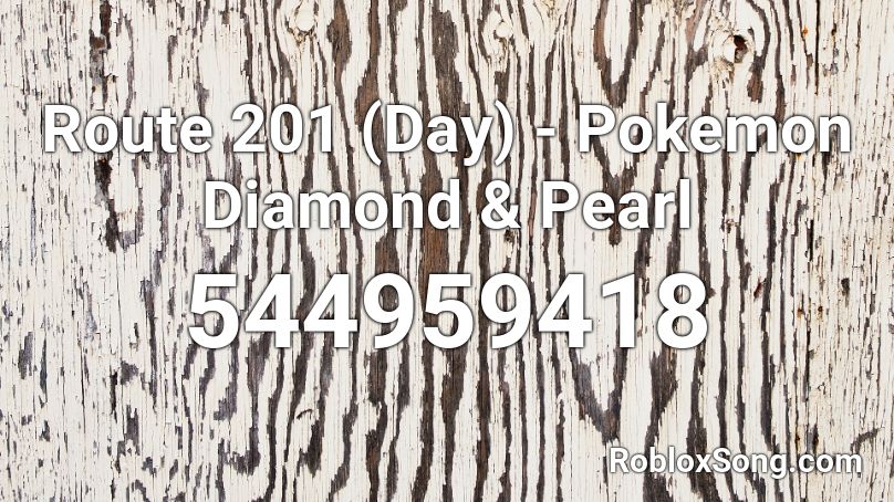 Route 201 (Day) - Pokemon Diamond & Pearl Roblox ID