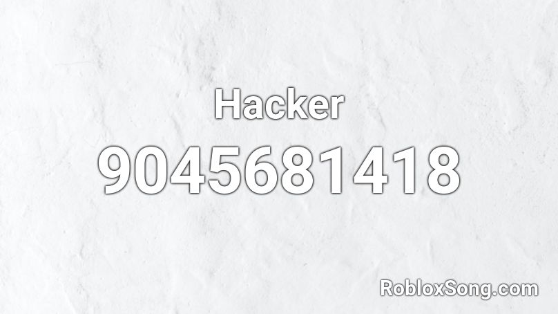 Hacker Roblox ID