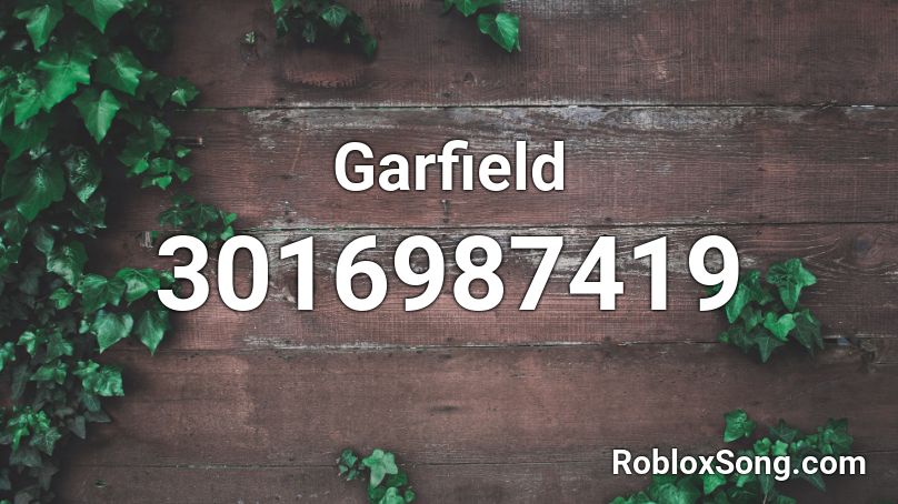 Garfield Roblox ID