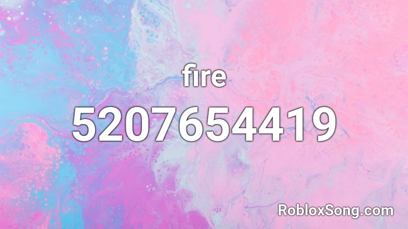 fire Roblox ID