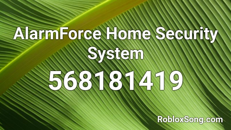 AlarmForce Home Security System Roblox ID