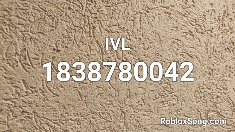 IVL Roblox ID