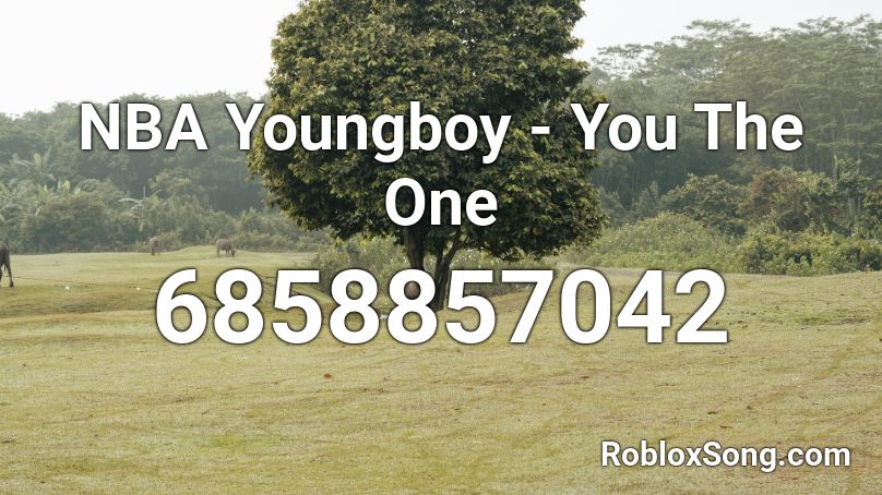NBA Youngboy - You The One Roblox ID