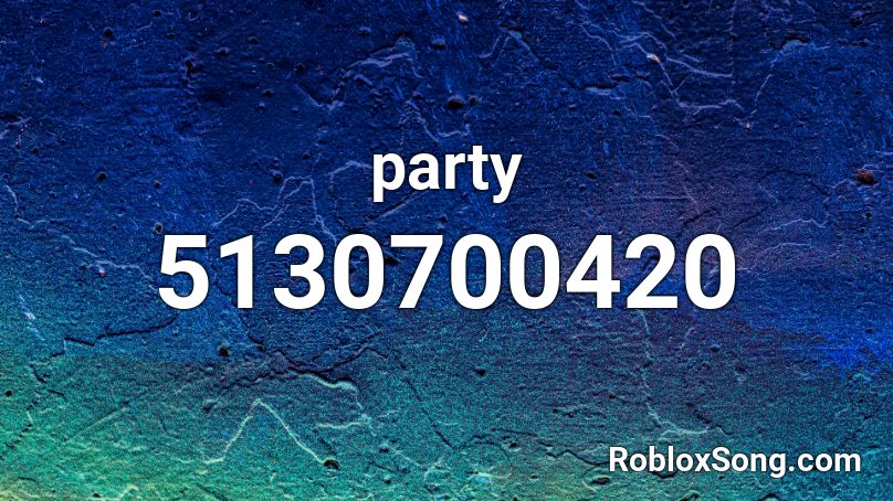 party Roblox ID