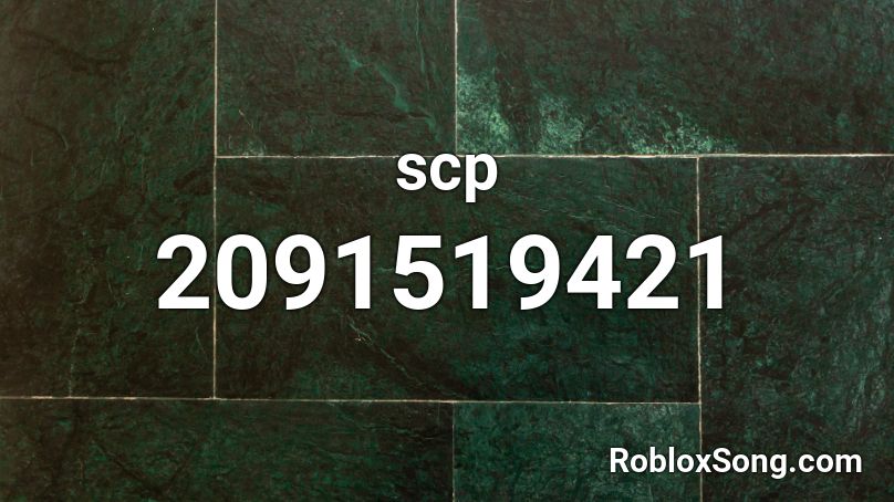 scp Roblox ID