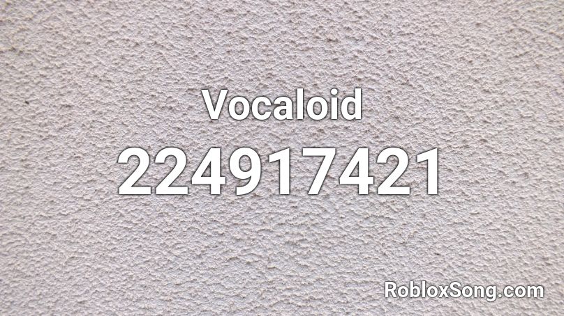 Vocaloid Roblox ID