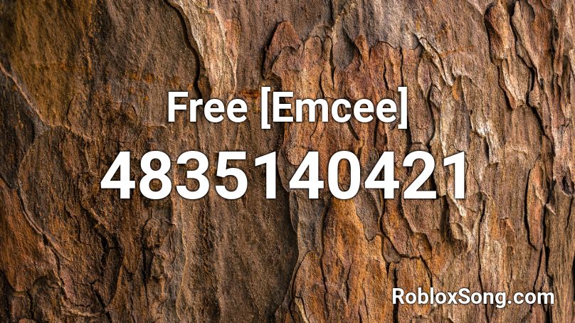 Free [Emcee] Roblox ID
