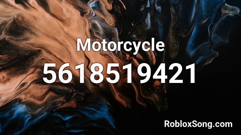 Motorcycle Roblox ID