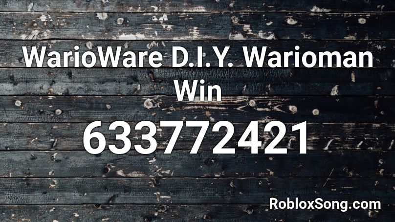 WarioWare D.I.Y. Warioman Win Roblox ID