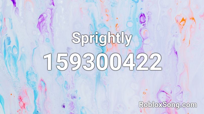 Sprightly Roblox ID