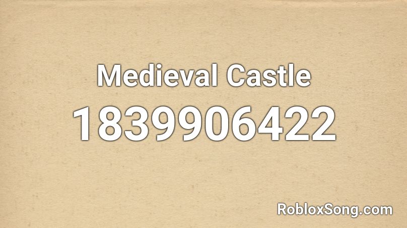 Medieval Castle Roblox ID