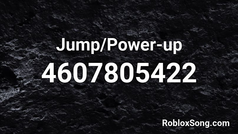 Jump/Power-up Roblox ID