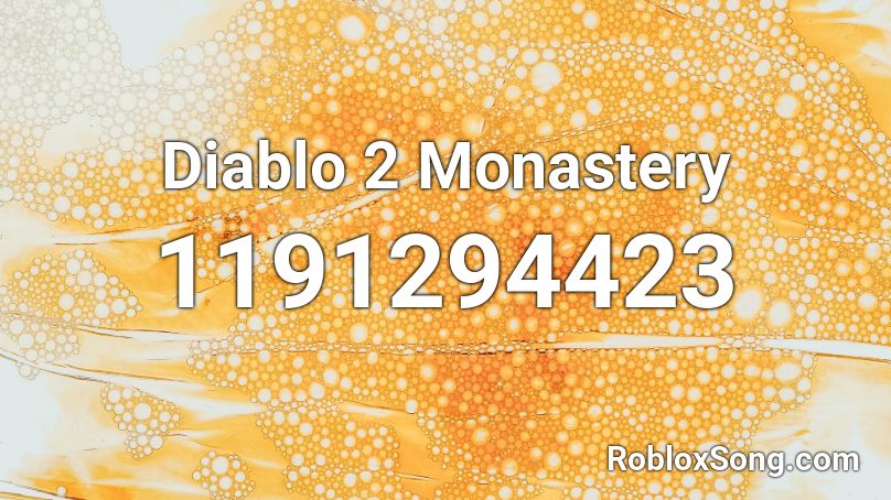 Diablo 2   Monastery Roblox ID