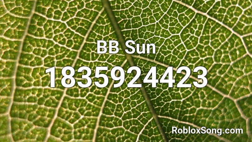 BB Sun Roblox ID