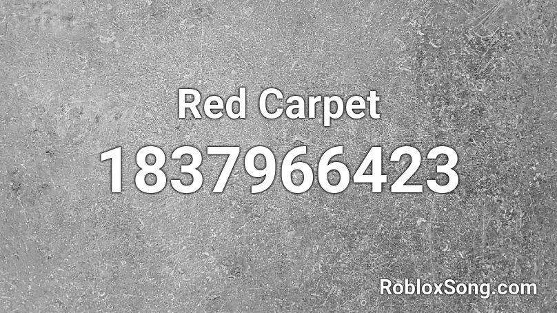 Red Carpet Roblox ID