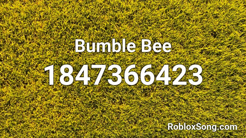 Bumble Bee Roblox ID