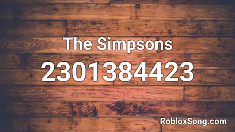 The Simpsons Roblox ID