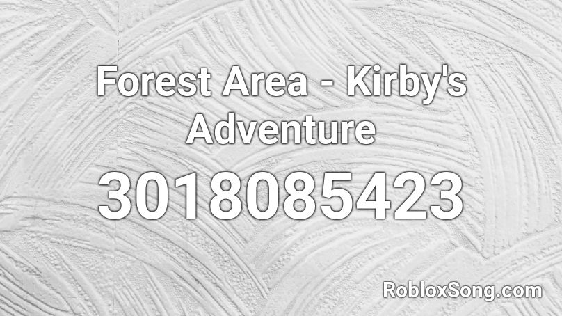 Forest Area - Kirby's Adventure Roblox ID