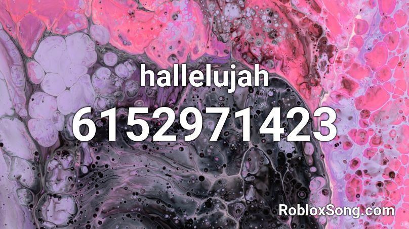 Hallelujah Roblox Id Roblox Music Codes - hallelujah roblox id code