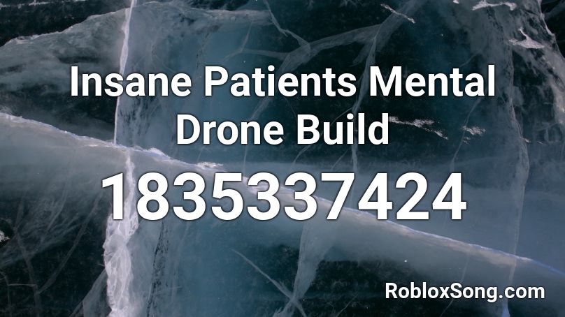 Insane Patients Mental Drone Build Roblox ID