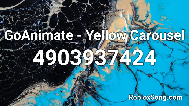 GoAnimate - Yellow Carousel Roblox ID