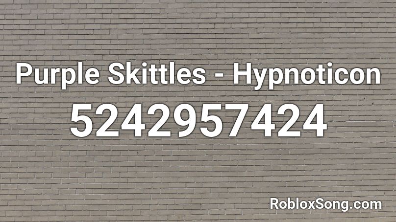 Purple Skittles - Hypnoticon Roblox ID