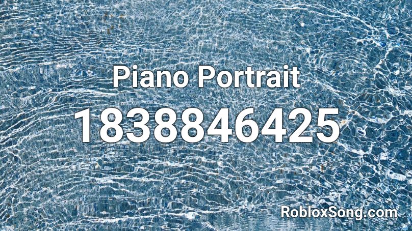 Piano Portrait Roblox ID