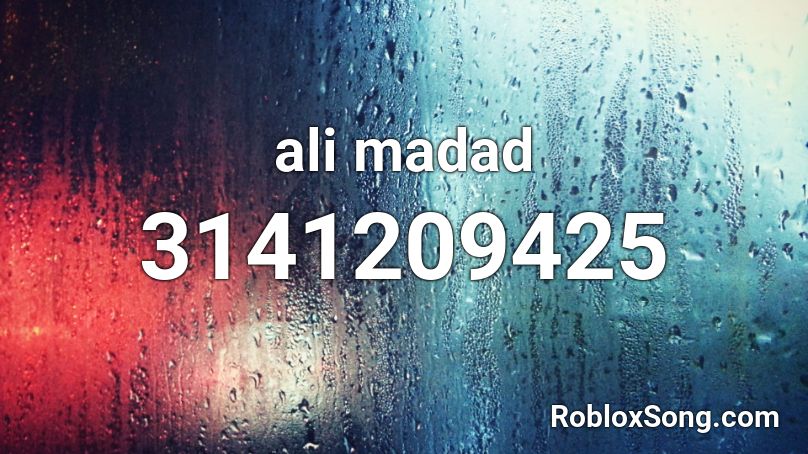 ali madad Roblox ID